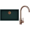 Set Schock S33-4 (dřez Kiruna N-100XL Ivy + baterie Kavus Copper brushed)