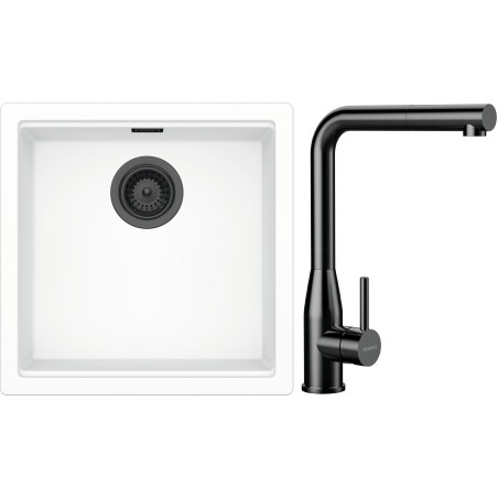 Set Schock S31-20 (dřez Kiruna N-100 Day + baterie Keto.120 Gunmetal brushed)