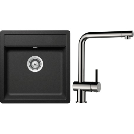 Set Schock S10-3 (dřez Mono N-100S Stone + baterie Epos Nerezový vzhled)