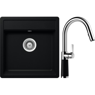 Set Schock S10-7 (dřez Mono N-100S Puro + baterie SC-520.120 Puro)