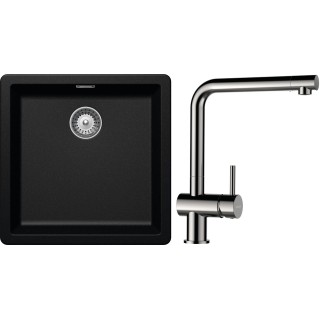 Set Schock S11-3 (dřez Greenwich N-100 Magma + baterie Epos Nerezový vzhled)