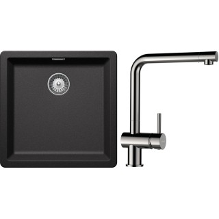 Set Schock S11-3 (dřez Greenwich N-100 Stone + baterie Epos Nerezový vzhled)