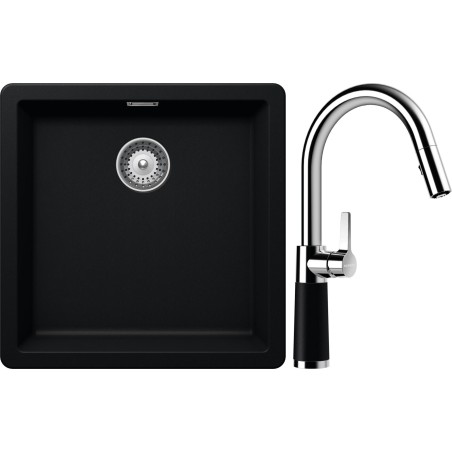 Set Schock S11-7 (dřez Greenwich N-100 Puro + baterie SC-520.120 Puro)