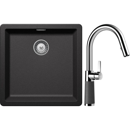 Set Schock S11-7 (dřez Greenwich N-100 Stone + baterie SC-520.120 Stone)