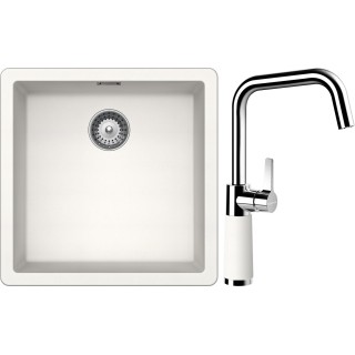 Set Schock S11-8 (dřez Greenwich N-100 Polaris + baterie SC-530 Polaris)