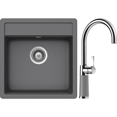 Set Schock S23-8 (dřez Nemo N-100S Croma + baterie SC-520 Croma)