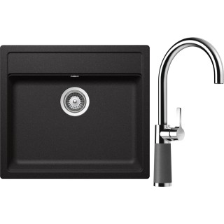 Set Schock S9-6 (dřez Mono N-100 Stone + baterie SC-520 Stone)