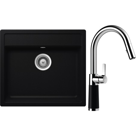 Set Schock S9-7 (dřez Mono N-100 Puro + baterie SC-520.120 Puro)