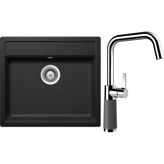 Set Schock S9-8 (dřez Mono N-100 Stone + baterie SC-530 Stone)