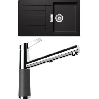 Set Schock S1-5 (dřez Signus D-100 Stone + baterie SC-510.120 Stone)