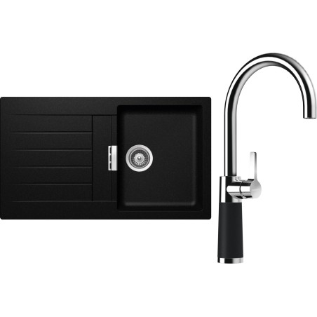 Set Schock S1-6 (dřez Signus D-100 Magma + baterie SC-520 Magma)