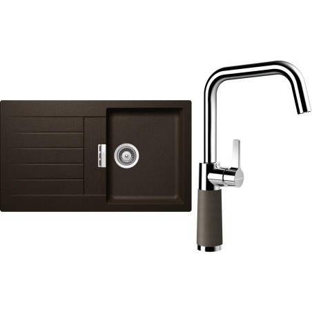 Set Schock S1-8 (dřez Signus D-100 Bronze + baterie SC-530 Bronze)