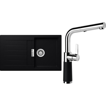 Set Schock S1-11 (dřez Signus D-100 Puro + baterie SC-540.120 Puro)