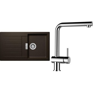 Set Schock S1-12 (dřez Signus D-100 Bronze + baterie Epos Chrom)