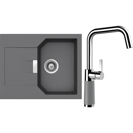 Set Schock S18-10 (dřez Manhattan D-100XS Croma + baterie SC-530 Croma)