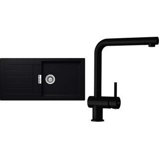 Set Schock S2-1 (dřez Signus D-100L Puro + baterie Epos Puro)