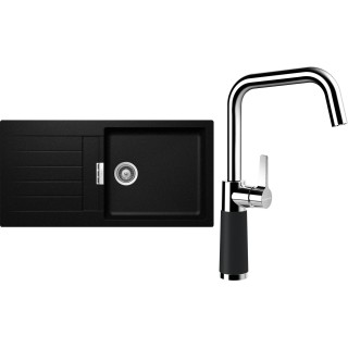 Set Schock S2-8 (dřez Signus D-100L Magma + baterie SC-530 Magma)