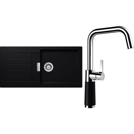 Set Schock S2-8 (dřez Signus D-100L Puro + baterie SC-530 Puro)