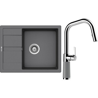 Set Schock S20-11 (dřez Manhattan D-100 Croma + baterie SC-530.120 Croma)