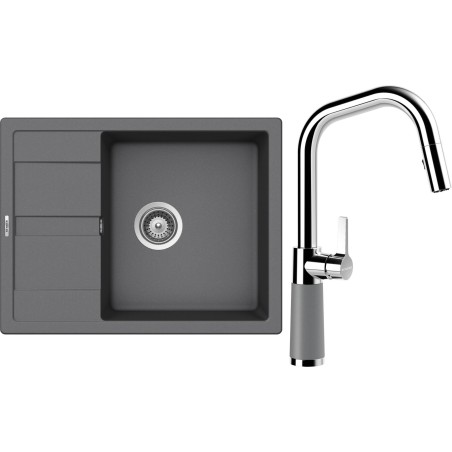 Set Schock S20-11 (dřez Manhattan D-100 Croma + baterie SC-530.120 Croma)