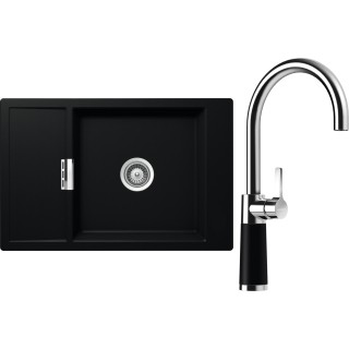 Set Schock S4-6 (dřez Mono D-100XS Puro + baterie SC-520 Puro)