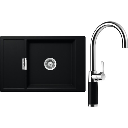 Set Schock S4-6 (dřez Mono D-100XS Puro + baterie SC-520 Puro)