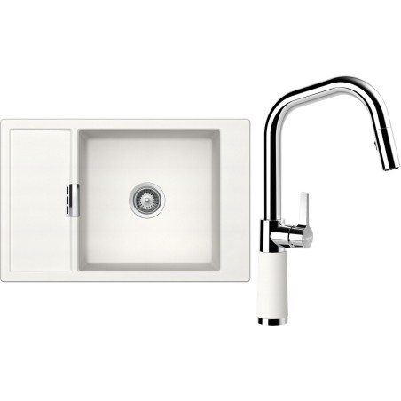 Set Schock S4-9 (dřez Mono D-100XS Polaris + baterie SC-530.120 Polaris)