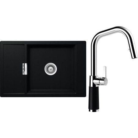 Set Schock S4-9 (dřez Mono D-100XS Puro + baterie SC-530.120 Puro)