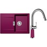 Set Schock S5-7 (dřez Mono D-100S Berry + baterie SC-520.120 Berry)