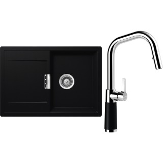 Set Schock S5-9 (dřez Mono D-100S Puro + baterie SC-530.120 Puro)