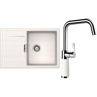 Set Schock S6-8 (dřez Mono D-100 Polaris + baterie SC-530 Polaris)