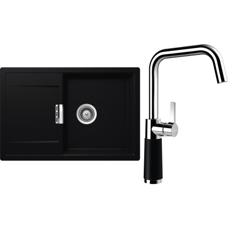 Set Schock S6-8 (dřez Mono D-100 Puro + baterie SC-530 Puro)