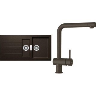 Set Schock S3-1 (dřez Signus D-150 Bronze + baterie Epos Bronze)