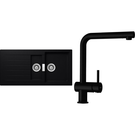 Set Schock S3-1 (dřez Signus D-150 Puro + baterie Epos Puro)