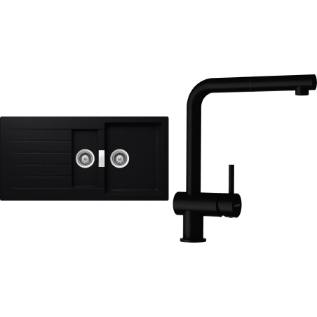 Set Schock S3-2 (dřez Signus D-150 Puro + baterie Epos.120 Puro)