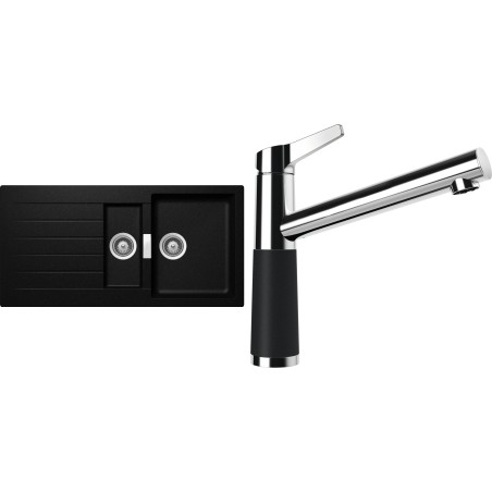 Set Schock S3-4 (dřez Signus D-150 Magma + baterie SC-510 Magma)