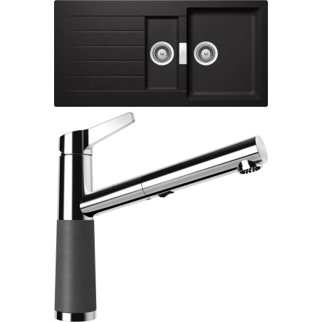 Set Schock S3-5 (dřez Signus D-150 Stone + baterie SC-510.120 Stone)