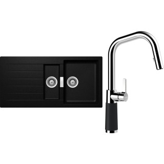 Set Schock S3-9 (dřez Signus D-150 Magma + baterie SC-530.120 Magma)