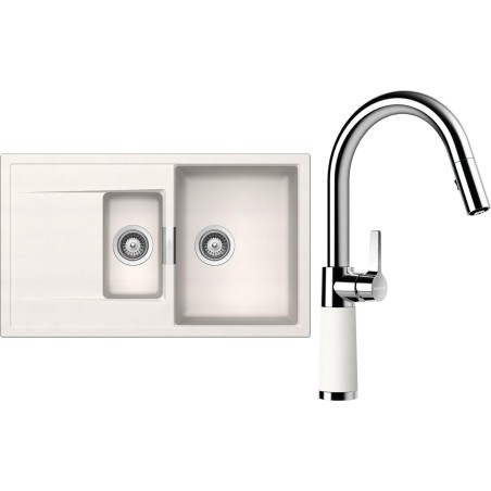 Set Schock S7-7 (dřez Mono D-150 Polaris + baterie SC-520.120 Polaris)