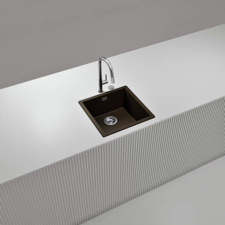 Kuchyňský dřez Schock Kaia N-100 Bronze, spodní montáž