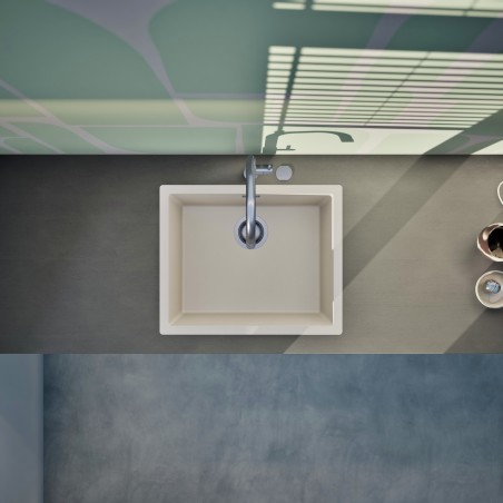 Kuchyňský dřez Schock Kaia N-100L Stone, horní montáž