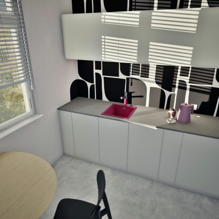 Kuchyňský dřez Schock Kaia N-100S Berry, spodní montáž