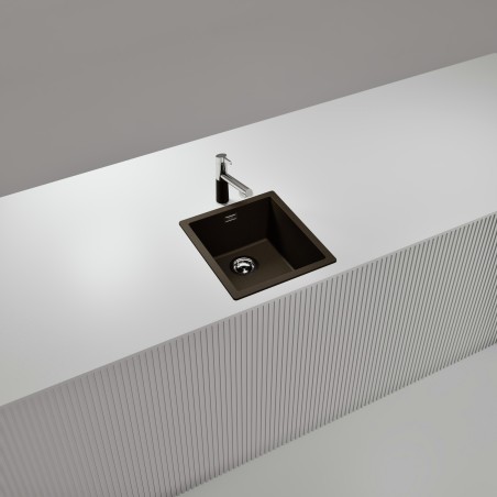 Kuchyňský dřez Schock Kaia N-100S Bronze, montáž do roviny