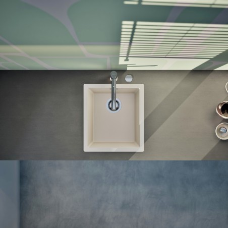 Kuchyňský dřez Schock Kaia N-100S Silverstone, spodní montáž