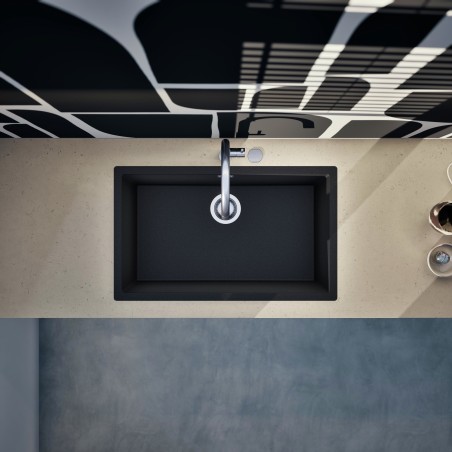 Kuchyňský dřez Schock Kaia N-100XL Magma, horní montáž