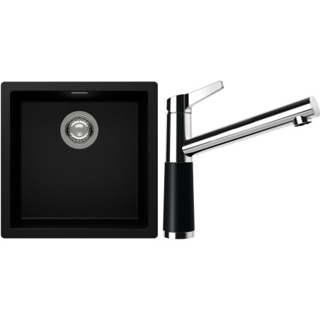 Set Schock S13-4 (dřez Kaia N-100 Puro + baterie SC-510 Puro)