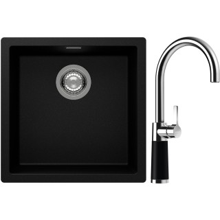 Set Schock S13-6 (dřez Kaia N-100 Puro + baterie SC-520 Puro)