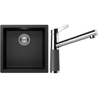 Set Schock S13-4 (dřez Kaia N-100 Stone + baterie SC-510 Stone)