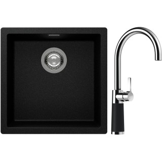 Set Schock S13-6 (dřez Kaia N-100 Magma + baterie SC-520 Magma)