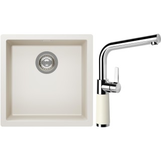 Set Schock S13-10 (dřez Kaia N-100 Magnolia + baterie SC-540 Magnolia)